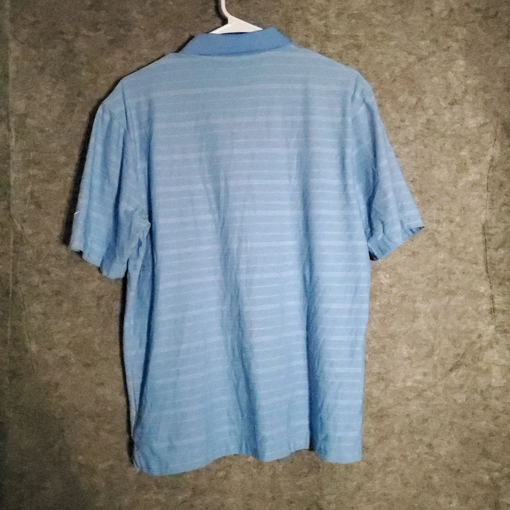 Nike US Open Golf‎ Polo Shirt Mens Small Blue Bethpage Black 2009 Event Logo